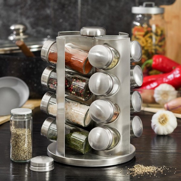 Komplet pojemników na przyprawy Kinghoff KH-4006 (17 elementów)