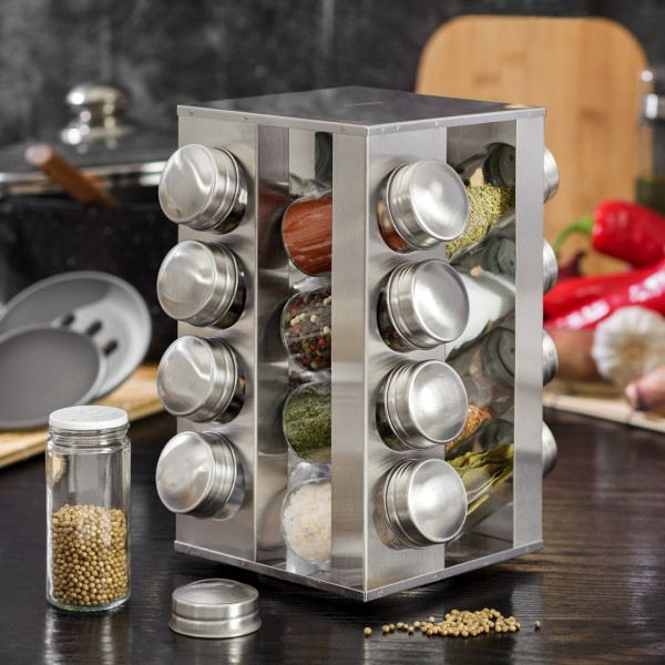 Komplet pojemników na przyprawy Kinghoff KH-4007 (17 elementów)