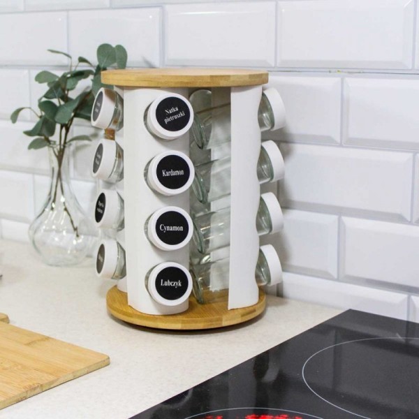 Обертова підставка для спецій 16 контейнерів 2863