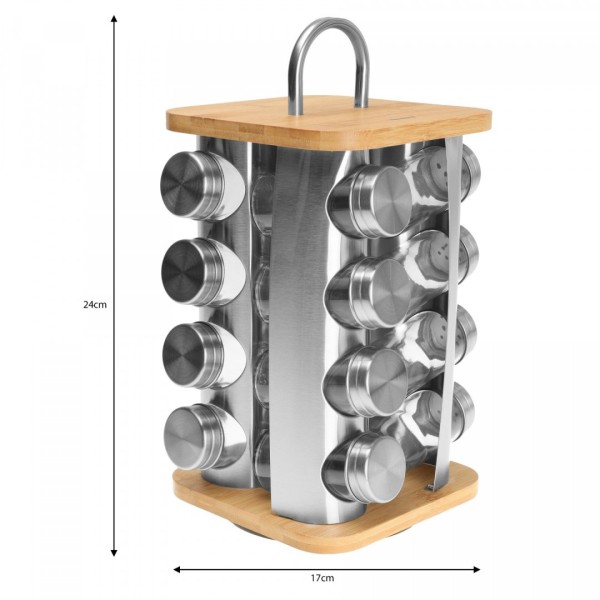 Набір контейнерів для спецій KLAUSBERG KB-7555, 17 елементів