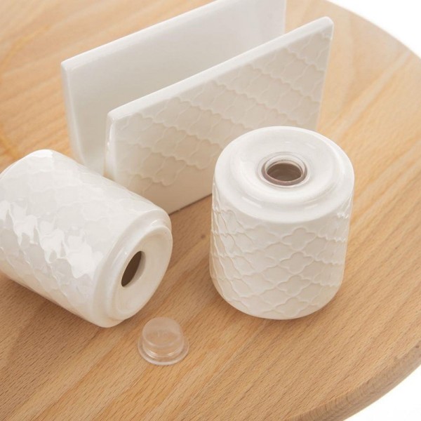 Przyprawnik porcelanowy Orion 153692 (serwetnik, solniczka, pieprzniczka)