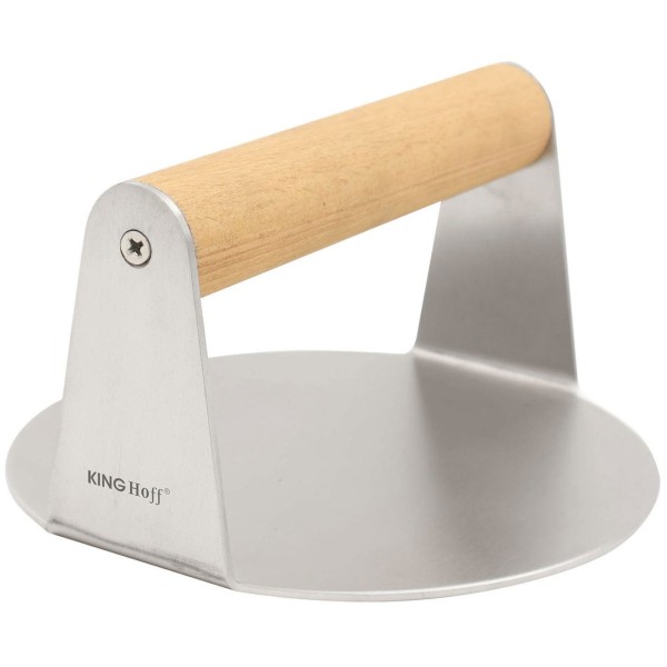 Prasa do formowania burgerów Kinghoff KH-1878 (14 cm ze stali nierdzewnej)