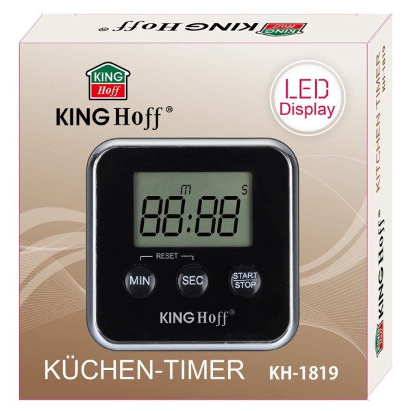 Minutnik kuchenny Kinghoff KH-1819 (elektroniczny, na magnes)