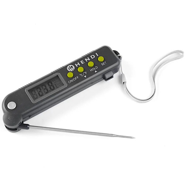 Цифровий харчовий термометр зі складним зондом - Hendi 271308