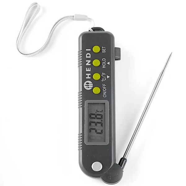 Termometr gastronomiczny cyfrowy Hendi 271308 (składana sonda)