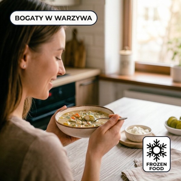 Zupa ogórkowa z kurczakiem 400g