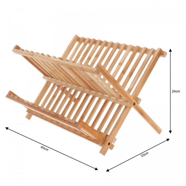 СУШКА ДЛЯ ПОСУДУ З БАМБУКУ KINGHOFF KH-1631