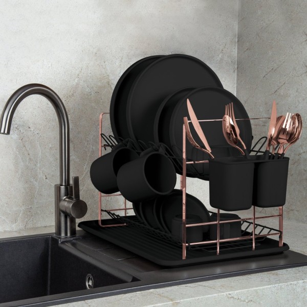 Сушка для посуду BerlingerHaus Black Rose BH-8644