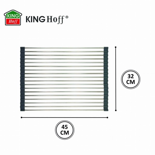 СТАЛЕВА РЕШІТКА ДЛЯ СУШАРКИ ДЛЯ МИВКИ 45 X 32 СМ KINGHOFF KH-1903