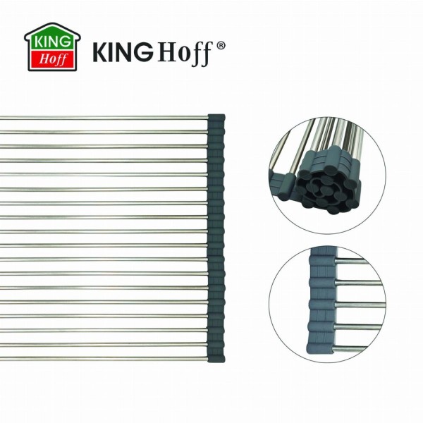 СТАЛЕВА РЕШІТКА ДЛЯ СУШАРКИ ДЛЯ МИВКИ 45 X 32 СМ KINGHOFF KH-1903
