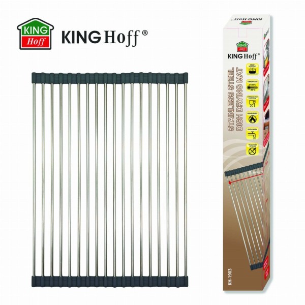 СТАЛЕВА РЕШІТКА ДЛЯ СУШАРКИ ДЛЯ МИВКИ 45 X 32 СМ KINGHOFF KH-1903