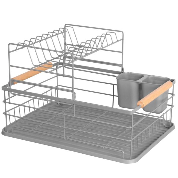 ДВОРІВ'ЯЗКОВА СУШАРКА ДЛЯ ПОСУДУ 41 X 30 X 27,5 СМ BRUNBESTE BB-3386
