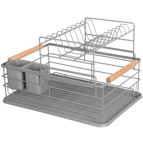 ДВОРІВ'ЯЗКОВА СУШАРКА ДЛЯ ПОСУДУ 41 X 30 X 27,5 СМ BRUNBESTE BB-3386