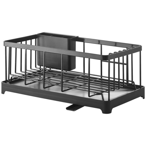 Чорна сушарка для посуду Tower