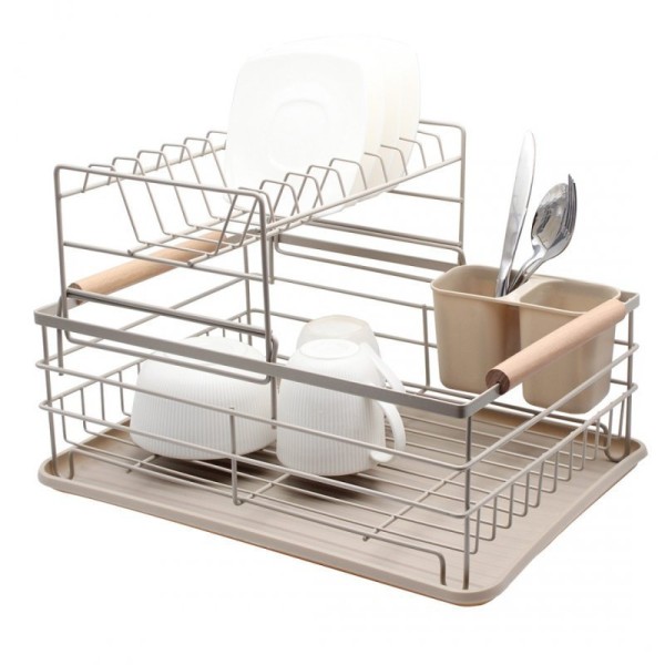 Suszarka do naczyń Brunbeste 4027 (dwupoziomowa z ociekaczem)