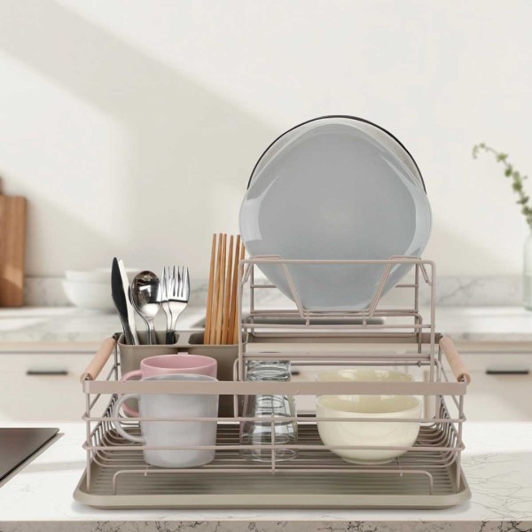 Suszarka do naczyń ELITEHOFF E-8190 (beżowa)