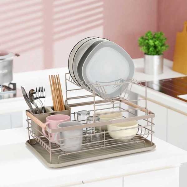 Suszarka do naczyń ELITEHOFF E-8190 (beżowa)