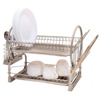 Suszarka do naczyń Brunbeste 4029 (dwupoziomowa z ociekaczem i tacą)