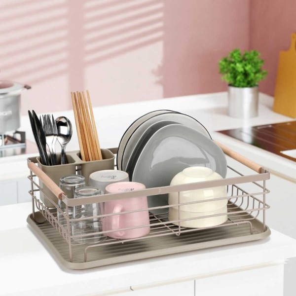 Suszarka do naczyń ELITEHOFF E-8189 (beżowa)