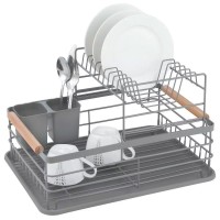 ДВОРІВ'ЯЗКОВА СУШАРКА ДЛЯ ПОСУДУ 43 X 32 X 27 СМ KINGHOFF KH-1797