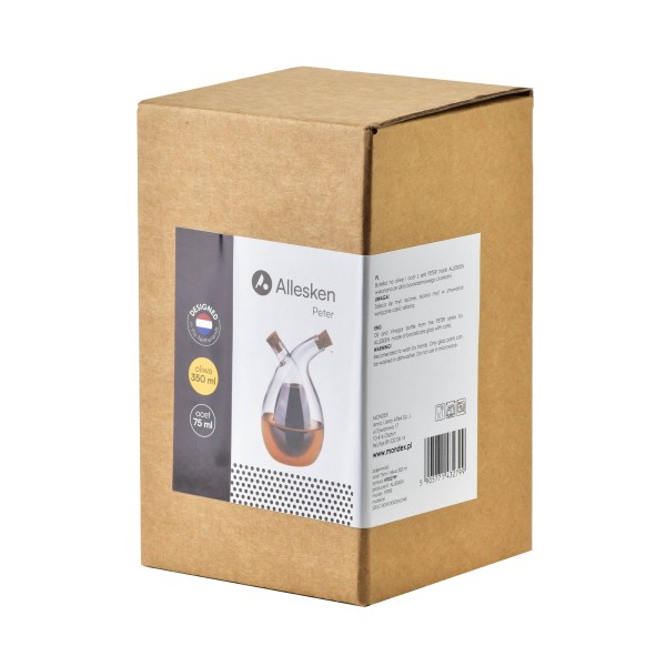 Butelka do oliwy i octu Mondex PETER (350 ml + 75 ml)