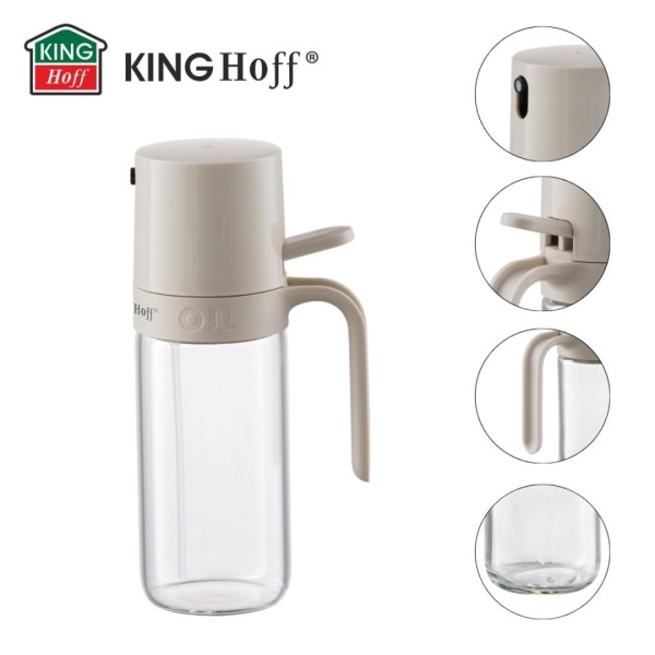 СКЛЯНИЙ РОЗПИЛЮВАЧ 250 мл ДЛЯ ОЦТУ ТА ОЛИВКОВОЇ ОЛІЇ KINGHOFF KH-2005