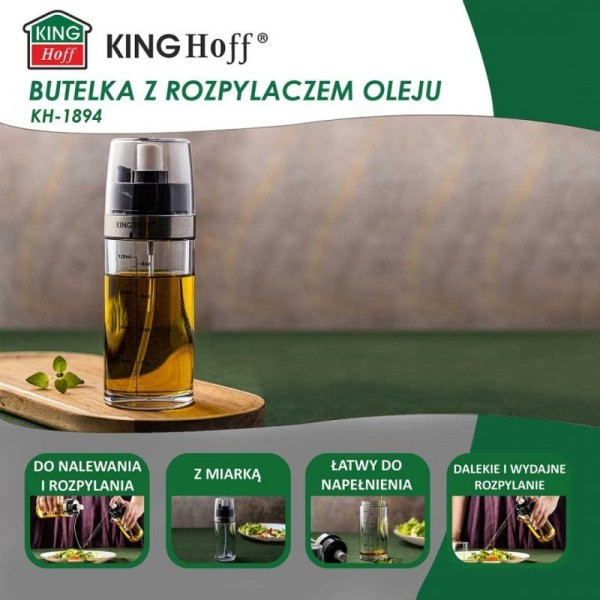 Butelka do oliwy i octu Kinghoff KH-1894 (spryskiwacz)