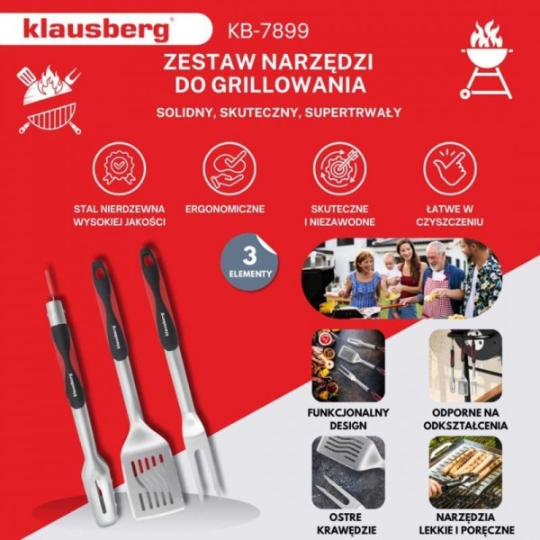 Набір інструментів для гриля KLAUSBERG KB-7899