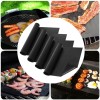 НАБІР З 4 КИЛИМКІВ ДЛЯ ГРИЛЯ BBQ 40 X 30 СМ АНТИПРИГАРНІ КИЛИМКИ З PTFE BRUNBESTE BB-3367