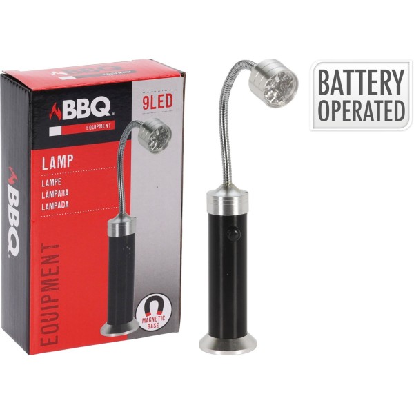 Lampka do grilla na magnes z aluminium 25 cm