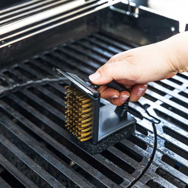 ЩІТКА 3-в-1 ДЛЯ ЧИЩЕННЯ ГРИЛЯ GRILL KINGHOFF KH-1913