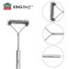 СТАЛЕВА ЩІТКА ДЛЯ ЧИЩЕННЯ ГРИЛЯ GRILL KINGHOFF KH-1915