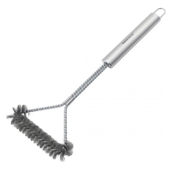 СТАЛЕВА ЩІТКА ДЛЯ ЧИЩЕННЯ ГРИЛЯ GRILL KINGHOFF KH-1915