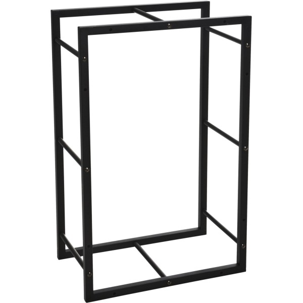 Stojak na drewno kominkowe Mondex 45x28x70 cm (metalowy)