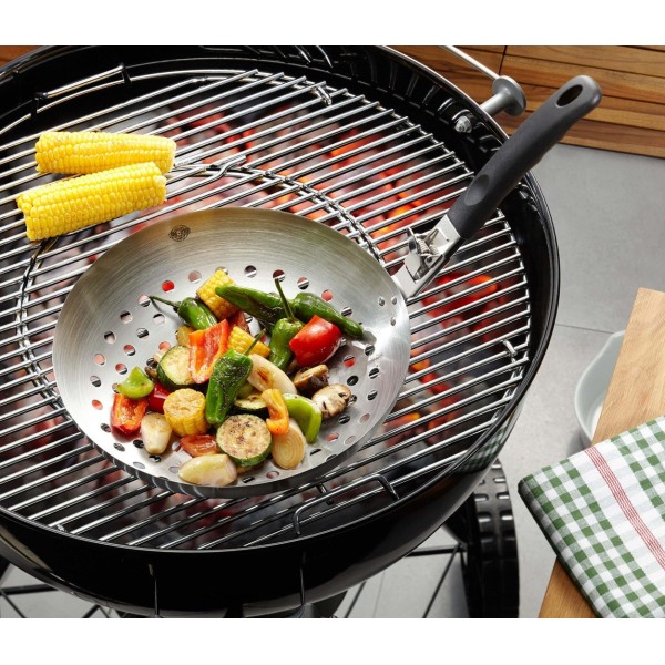 Wok do grillowania warzyw Gefu BBQ (z odpinanym uchwytem)