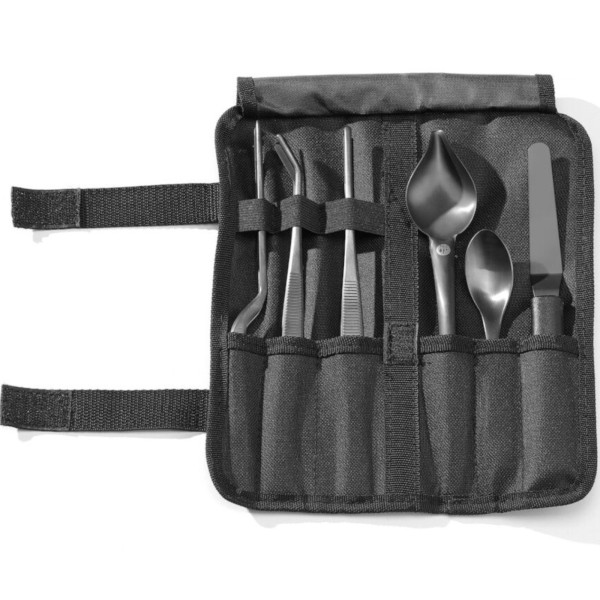 Набір інструментів шеф-кухаря для декорування тортів із 6 предметів - чорний