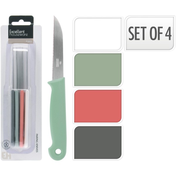 Zestaw noży do obierania Mondex 4 SZTUKI (4 sztuki)