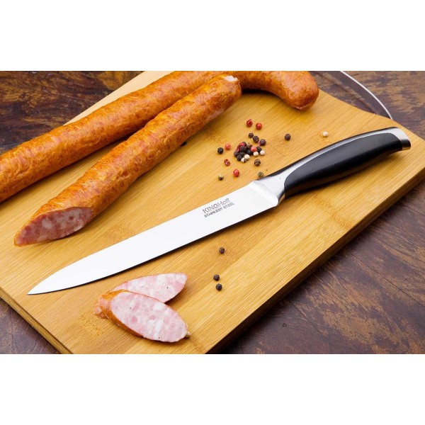 СТАЛЕВИЙ ПОРЦІЙНИЙ НІЖ 20 СМ KiNGHOFF KH-3429