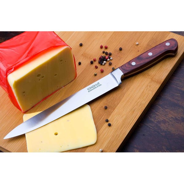 СТАЛЕВИЙ ПОРЦІЙНИЙ НІЖ 20 СМ KiNGHOFF KH-3439