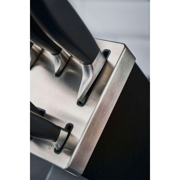 Набір ножів ZWILLING FOUR STAR з 5 штук у самозагострювальному блоці, чорний