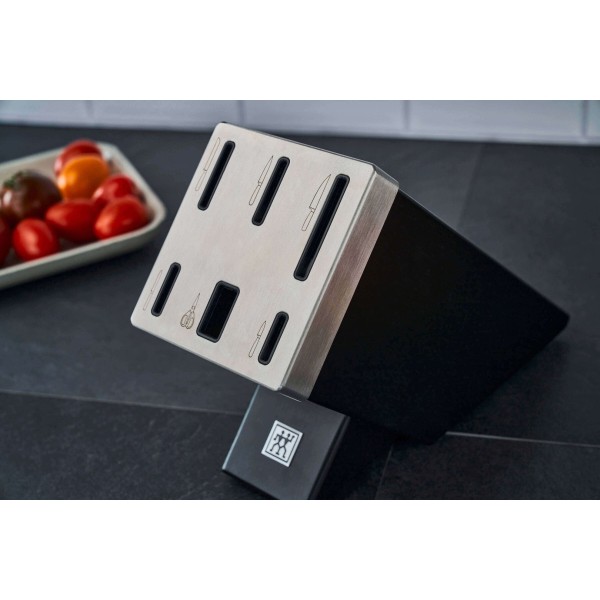 Набір ножів ZWILLING FOUR STAR з 5 штук у самозагострювальному блоці, чорний