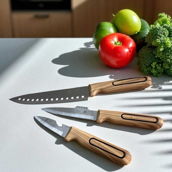 НАБІР КУХОННИХ НОЖІВ BERGNER BG-39420 CHARCOAL