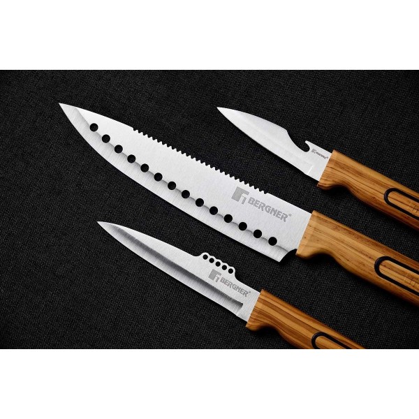 НАБІР КУХОННИХ НОЖІВ BERGNER BG-39420 CHARCOAL