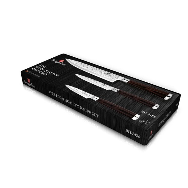 Набір із 3 ножів Berlinger Haus Shine Basalt BH-2486