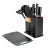 Zestaw noży i przyborów kuchennych ELITEHOFF E-6069 (19 elementów)