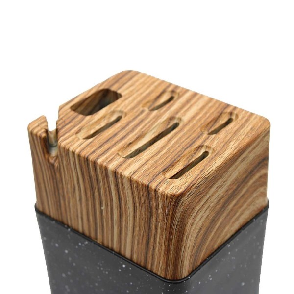 Zestaw noży kuchennych Brunbeste 3784 (ze stojakiem i ostrzałką)