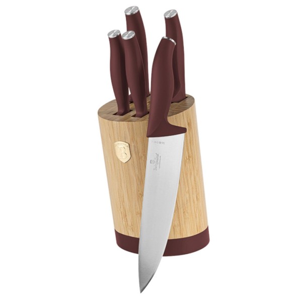 Zestaw noży Berlinger haus BH-2754 Leonardo (w bloku bambusowym)