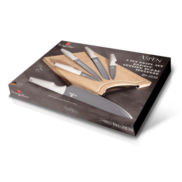 Zestaw noży z deską Berlinger haus ASPEN BH-2838 (6 elementów)