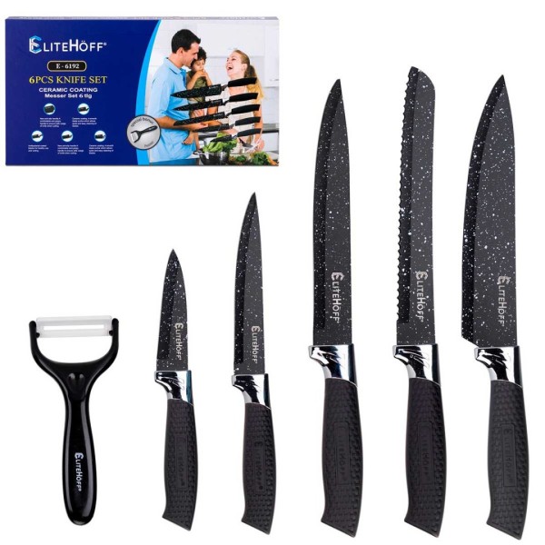 Zestaw noży kuchennych ELITEHOFF E-6192 (5 elementów)