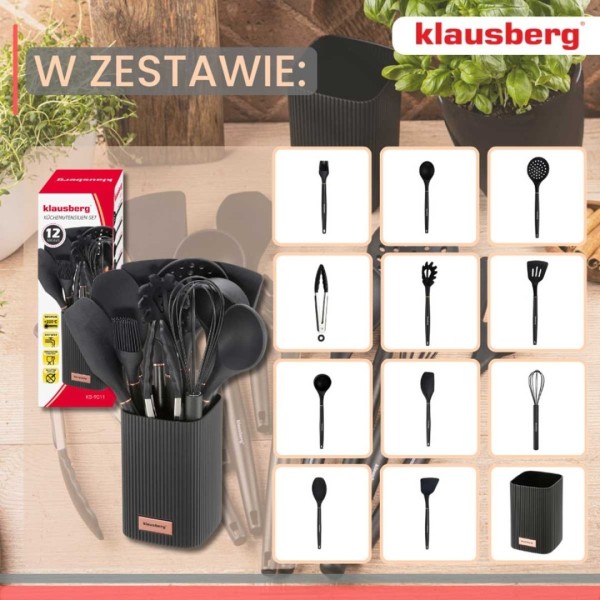 Zestaw przyborów kuchennych Klausberg KB-9011 (12 elementów)